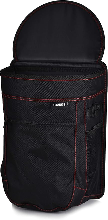 Masirs Vehicle Trash Can - Large Removable Leakproof Garbage Bag, Fasten The Car Waste Basket to Back or Front Seat Headrest. Great Garbage Can for Car, SUV, Truck, Van or Minivan.