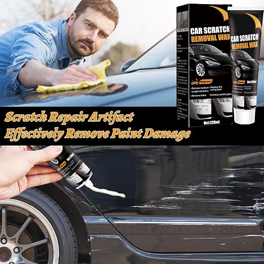 Scratch Remover for Vehicles, Upgrade Car Scratch Remover for Deep Scratches, Car Polishing Wax Scratch Remover for Vehicles,Car Scratch Repair Paste,Cars Paint Scratchs Repair Kit (3PCS)