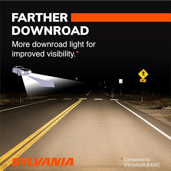 SYLVANIA - H11 XtraVision - High Performance Halogen Headlight Bulb, High Beam, Low Beam and Fog Replacement Bulb (Contains 2 Bulbs)