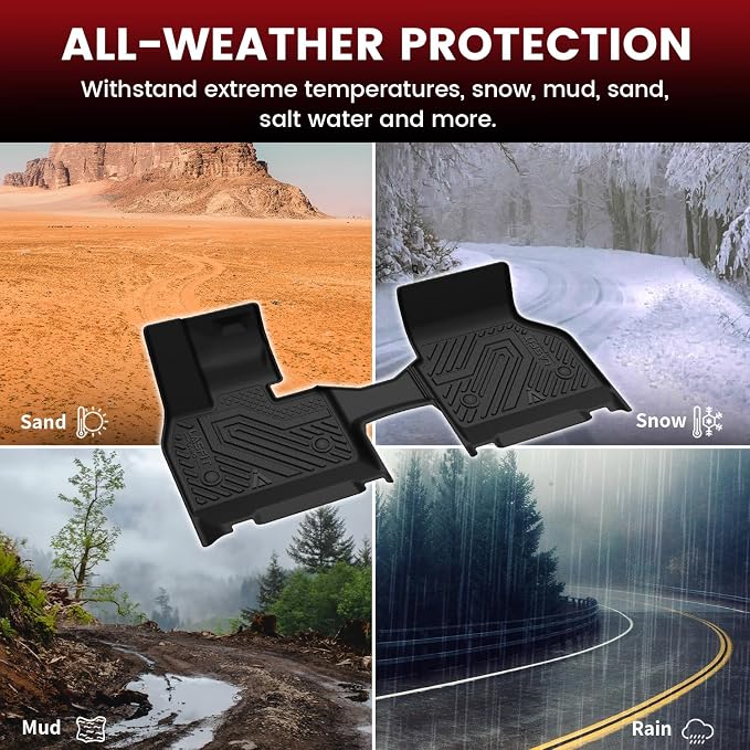 LASFIT Full Set Floor Mats for BMW IX 2022-2026 Custom Fit TPE All Weather 1st & 2nd Row & Seat Back Mat & Cargo Mat Car Mats and Trunk Liners Accessories for xDrive45 xDrive50 xDrive60 M60 M70