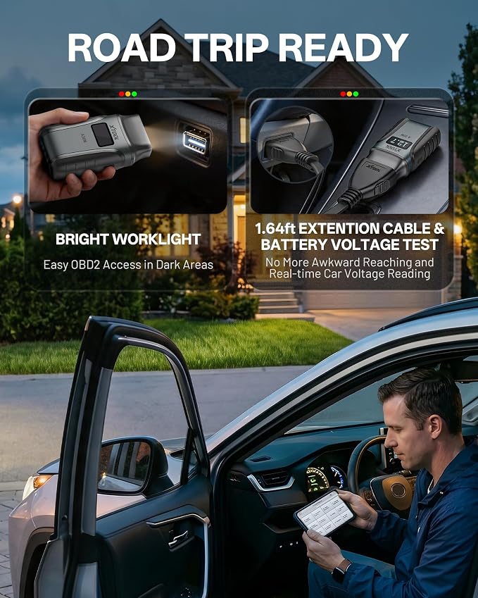 Anyscan+ A30M OBD2 Scanner Kit - No Subscription Fees, Wireless Code Reader Bidirectional Scan Tool for iOS & Android, 26 Resets, Live Data, CAN FD, FCA, Storage Bag