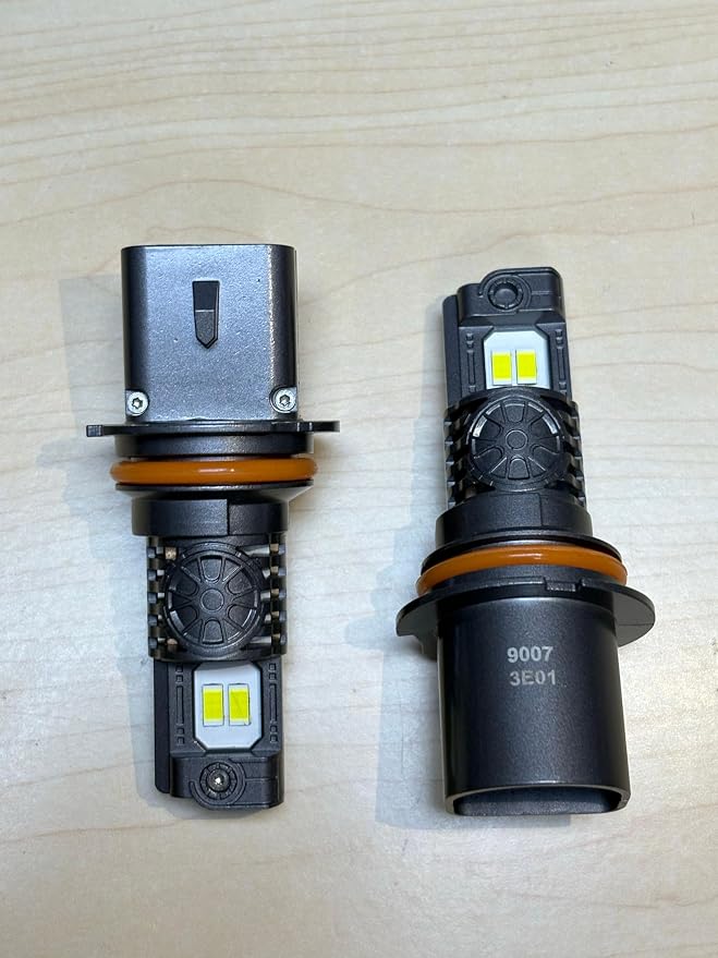 Termitor High Performance 9007/HB5 LED Bulb for Off-road Fog | 90,000LM Brightness, 6500K Bright White Light, DIY Easy Install, 85K+ Hrs, IP68, OE Sizing, Pair Pack