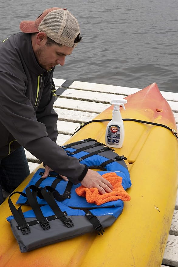 303 Marine Aerospace Protectant for Boat Vinyl, 32 oz | Provides UV protection for marine vinyl and surfaces while helping prevent fading, cracking, and staining.