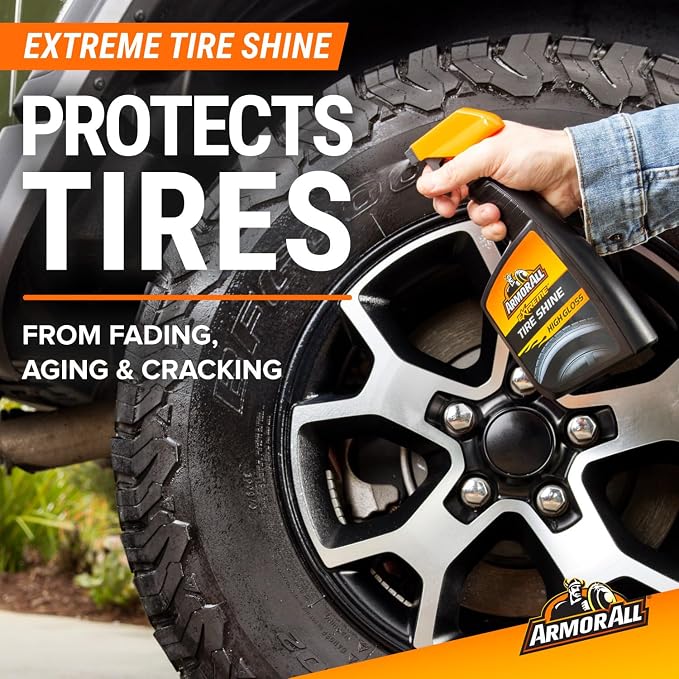 Armor All Ultimate Premier Car Care Kit, 8 Pieces, Includes Tire and Wheel Cleaners, Exterior and Interior Car Cleaning Supplies