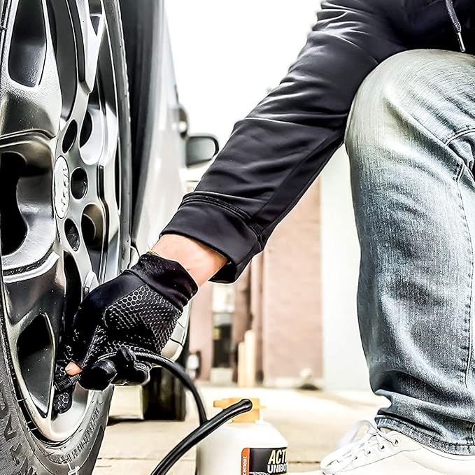 Airman Tire Repair Sealant 450ml UNIBOTTLE - Tire Sealant for Car Tire Repair, Flat Tire Repair Kit Alternative, Works with Any Tire Compressor, Emergency Tire Puncture Repair, TPMS Safe
