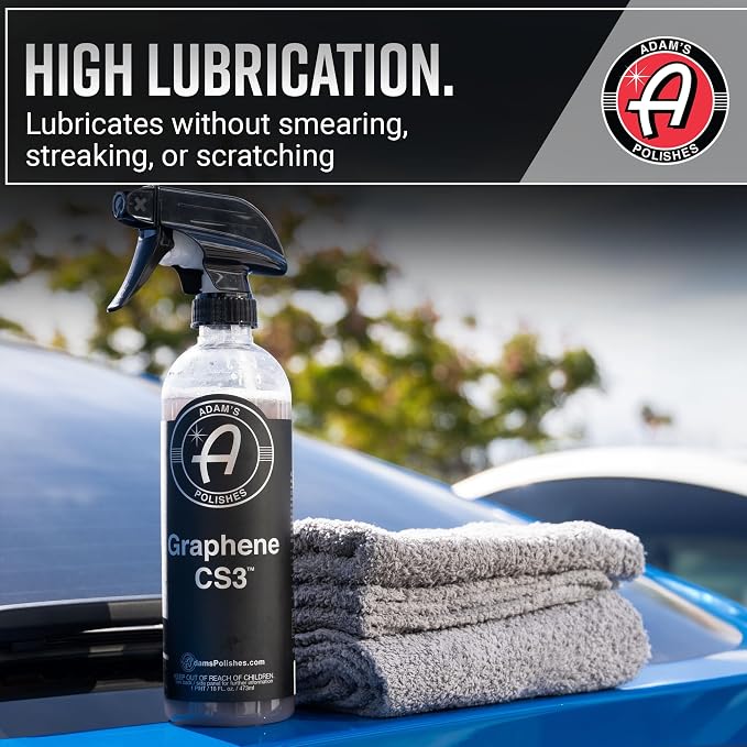 Adam’s Graphene CS3 Gallon - 3-in-1 Graphene Waterless Wash, Ceramic Detail Spray & Spray Coating, High Gloss, Streak-Free Shine & 90-Day Protection for Cars, RVs, Boats & Motorcycles