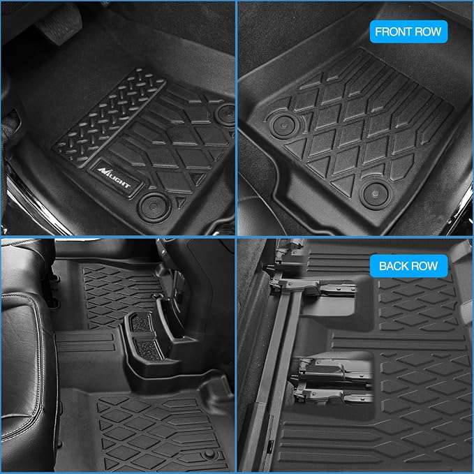 Nilight Floor Mats for Chevy Chevrolet Silverado EV RST Only 2024 2025 2026 (Not Fit WT/LT) All Weather Custom Fit Heavy Duty Floor Liners