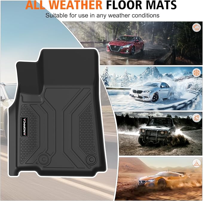 All Weather Floor Mats Cargo Liner with Backrest Mat for 2022-2025 2026 Jeep Grand Cherokee (WL & 4xe, Not WK2 or WL75) 5-Seater, TPE Mats with Door Sill Protectors for Grand Cherokee Accessories