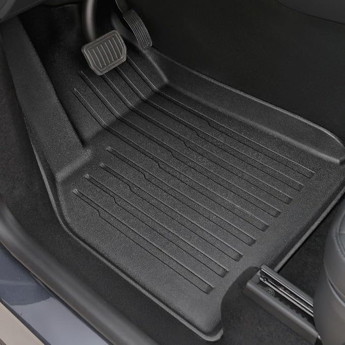 Floor Mats for 2026 2025 Tesla Model Y Juniper (Not fit Standard), Full Coverage All Weather Floor Mat Cargo Liner Trunk Mat Frunk Backrest Mats Accessories