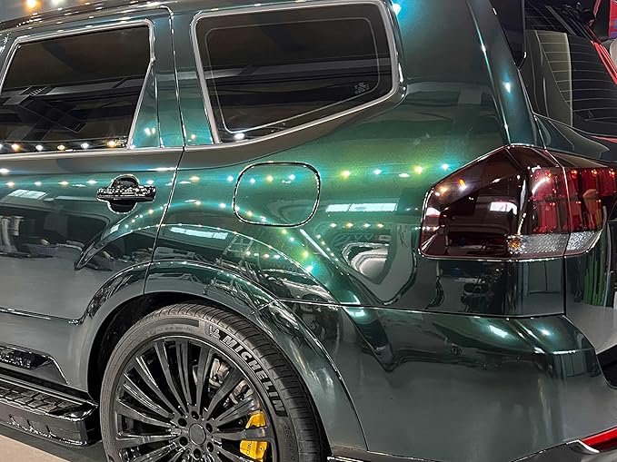 ColorFusion PPF by VViViD, Gloss Shadow Green Dry Apply PPF Vinyl Car Wrap Roll 60ft x 5ft