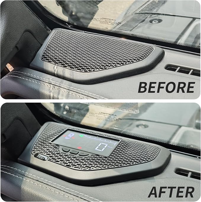 UltraEra Head up Display HUD for Jeep Wrangler JL 2018 2019 2020 2021 2022 2023 2024 2025 for Jeep Gladiator JT 2020 2021 2022 2023 2024 2025 Car Parts OBD Connect car Accessory