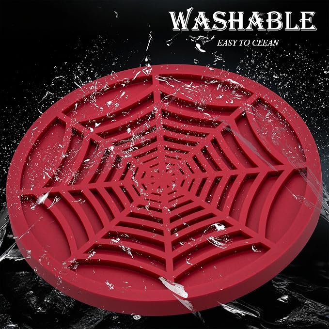 4PCS Car Cup Holder Coasters, 2.75 Inch Universal Non-Slip Insert Water Bottle Holder Pads, Car Interior Accessories Sets (Red)