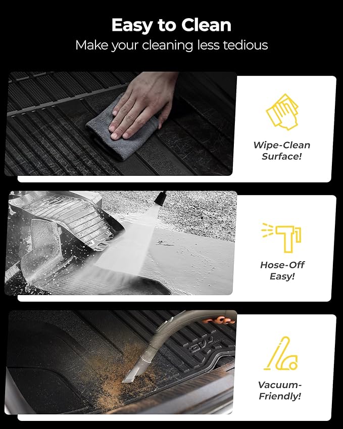 3W Cargo Liner for 2025 2026 Subaru Forester (Not Fit Hybrid & Wilderness), TPE All Weather Custom Fit Car mats for 2025 2026 Forester Cargo Liner Anti-Slip Heavy Duty Accessorious, Black