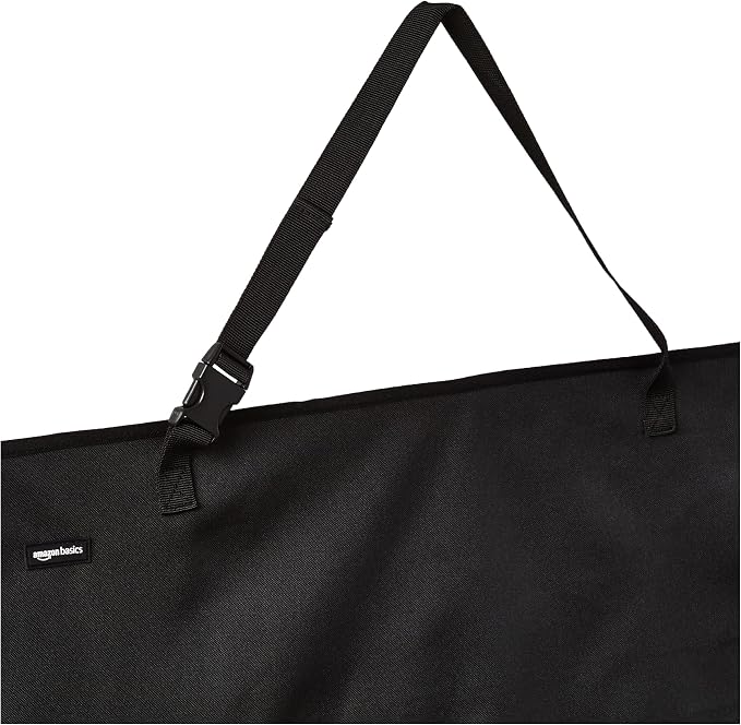 Amazon Basics Waterproof Dog Car Seat Cover, Scratch Proof Protector for Pet, Car Back Bench, 56 x 47 inch, Black