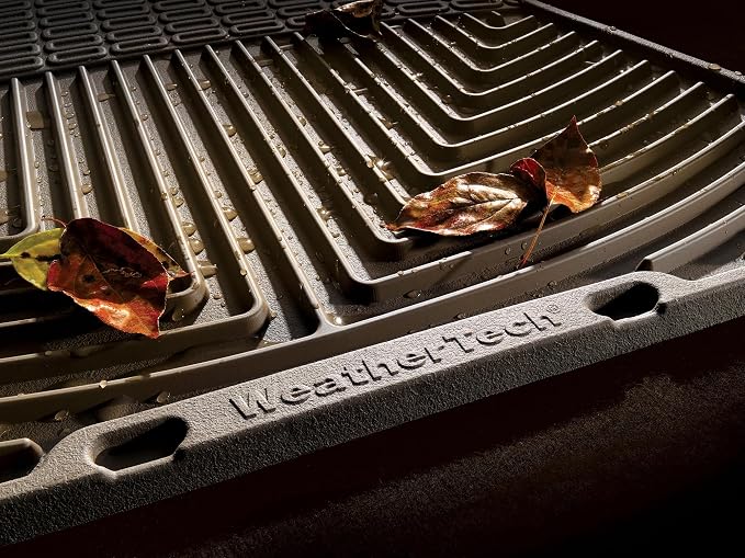 WeatherTech All-Weather Floor Mats for Jeep Wagoneer L, Wagoneer, Grand Wagoneer L - Full Set (W713GR-W714GR-W715GR), Grey