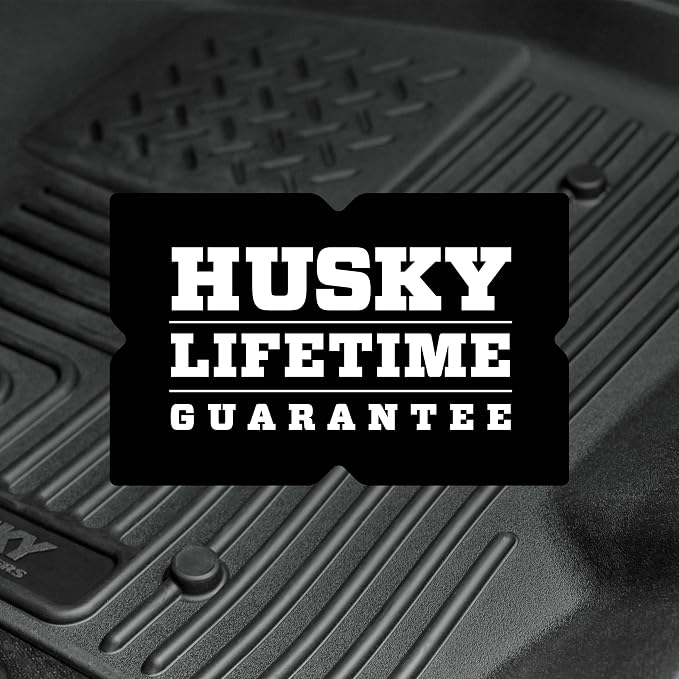 Husky Liners Weatherbeater Floor Mats | Fits 2010-2012 Toyota 4Runner, 2010-2013 Lexus GX460 | Front & 2nd Row, 3-pc Black - 98571