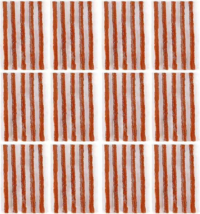 100 Pcs Tire Repair Plugs, Tire Repair Gum for Tubeless Puncture,Tires Strings Rubber Plug Tool for Car, RV, SUV, ATV, Motorcycle, Truck,Tractor