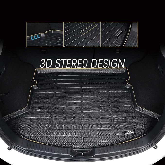 ANBINGO®Custom Toyota Prius LE Only Floor Mats 2023-2026(NOT Prius XLE/Limited/Prius Prime),for Toyota Prius Car Weather Mat,All Weather Mats for Prius,TPE Car Matt Rugs for Prius,Rubber Trunk Carpet