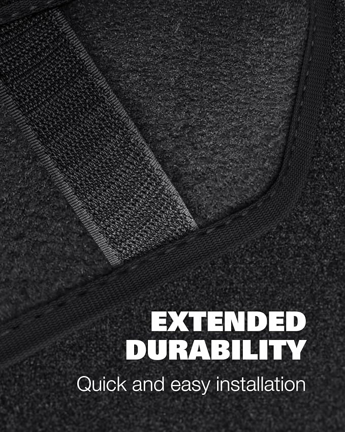 Nordstrand Floor Mats for Tesla Model 3 2023-2017 - Custom 3D Fit - 1st & 2nd Row - Set of 3 - Nylon Anti-Slip Backing - 30oz Heavy Duty Carpet Mat - All Weather Car Liner Floormats