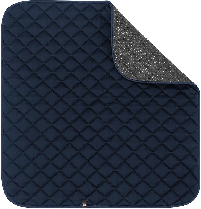 SPRING SEAON Waterproof Chair Pads for Incontinence 22"x21" – Thickened Washable Reusable Seat Protector, Non-Slip Absorbent Pad for Adults, Seniors, Wheelchair, Recliner, Car Seat & Bed(Navy, 1 Pack)