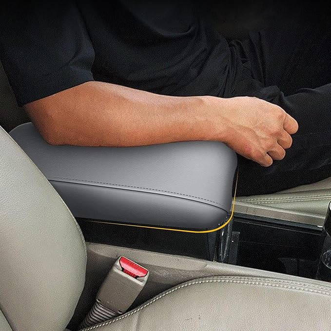 AOMSAZTO Armrest for 2006-2011 Honda Civic Light Gray