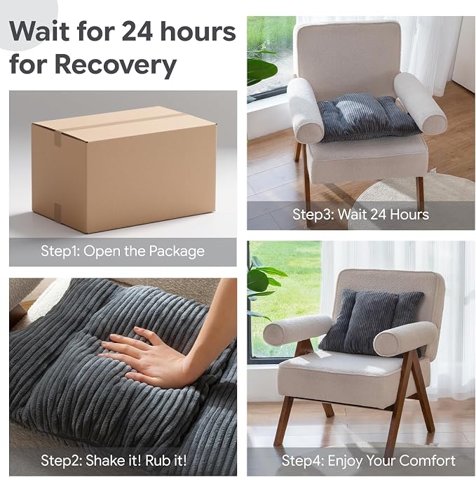 Lumbar Support Pillow 3 Section Back Pillow Office Chair for Back Support Comfortable Lumbar Cushion for Car Seat Pain Relief Sofa Rest (Dark Grey)
