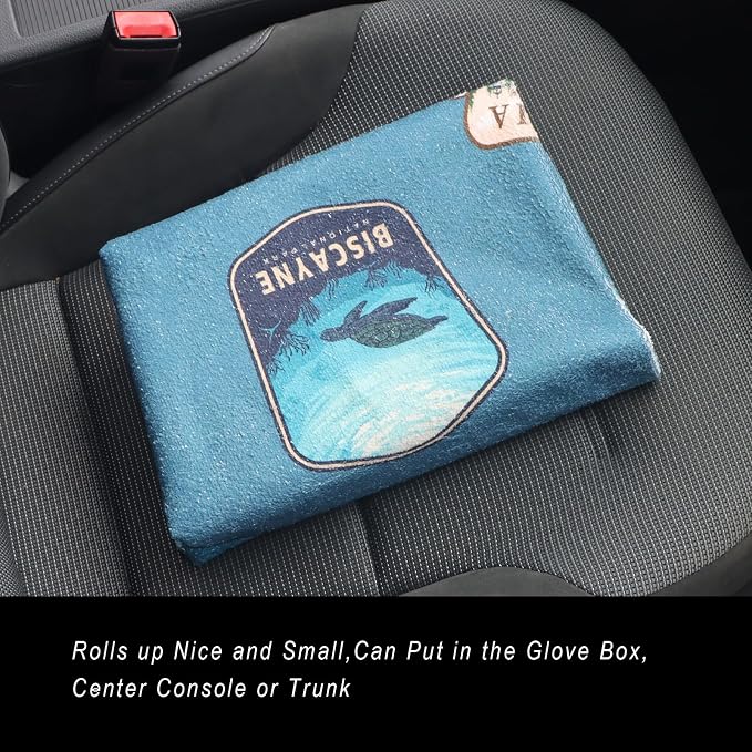 Car Seat Cover Protector Front Seats,for Gym Workout,Running,Swimming,Beach and Hiking,Waterproof Sweat Towel Bucket Seat Covers for Cars SUV Trucks (National Parks, 1Pcs)