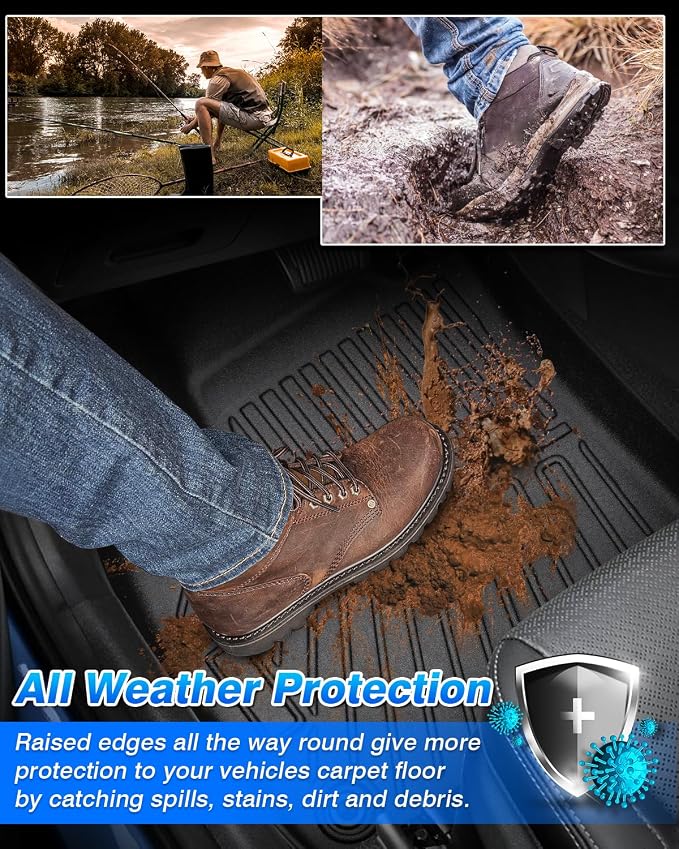 Cartist Floor Mats for Buick Envision 2021-2025 2026, All Weather Cargo Liners for Buick Envision Accessories, Heavy Duty Car Mats, Car Accessories