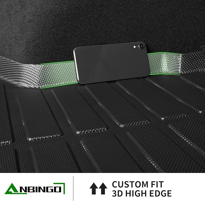 ANBINGO® Floor Mats & Cargo Liner for Toyota Camry AWD Sedan, LE | SE | XLE | XSE | Nightshade, All Weather Floor Liner Protection TPE Waterproof Non-Slip Camry Accessories (Not for Hybrid or FWD)