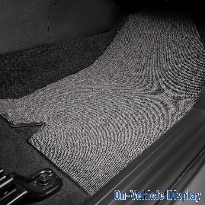 Carpet Floor Mats Fit for Honda CR-V 2023-2026 (Gasoline & Hybrid) | All Weather Custom Fit Floor Liners for CRV, 1st & 2nd Row, Gray
