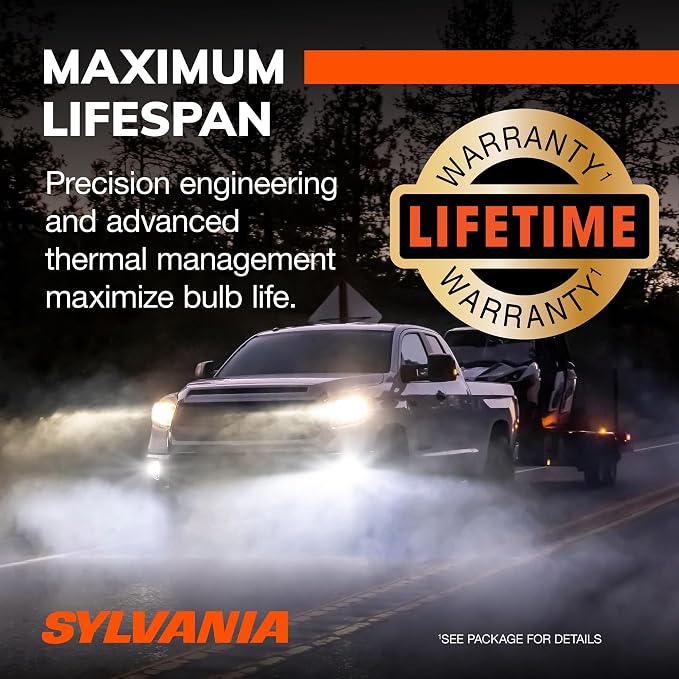 SYLVANIA - H11 LED Ultra - Fog Lights For Cars and Trucks - Headlight Bulbs for Off Road Powersports - 6000k Cool White LED Light - Maximum Lifespan - No Polarity - DIY Upgrade