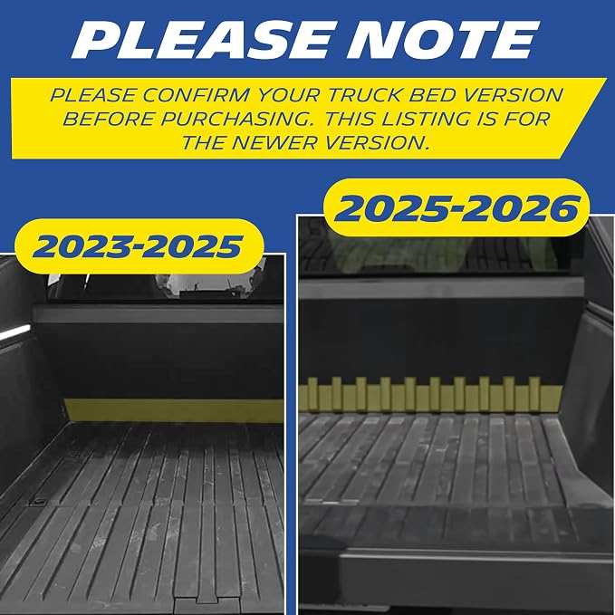 Michelin Vehicle Mats, Premier Series All-Weather TPE Custom Fit Liner for 2025-2027 Tesla Cybertruck Floor Mats (6 Piece), Not fit Cyberbeast