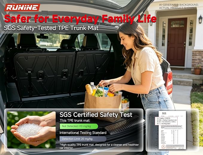 Floor Mats for Kia Telluride 2020-2025(7/8 Seat), All Weather Protection Custom Floor Mats Trunk Cargo and Car Windshield Cover Set for Kia Telluride Accessories,Car Floor Liners Set,5packs.