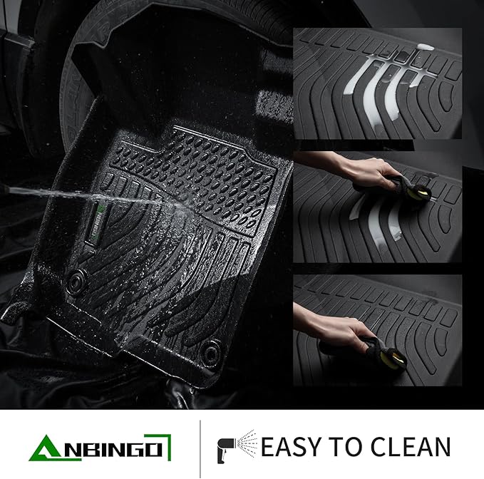 ANBINGO® Floor Mats & Cargo Liner for Buick Encore GX FWD 2020-2026, Preferred/Select/Essence/Sport Touring/Avenir, All Weather Car Liner Protection TPE Encore GX FWD Accessories, Black