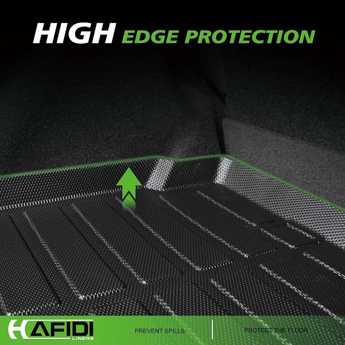 Floor Mats & Cargo Liner Custom for 2016-2024 Mini Clubman All Weather Protection TPE Heavy Duty Non-Slip Automotive Floor Liners Fits Full Set Accessories, Black