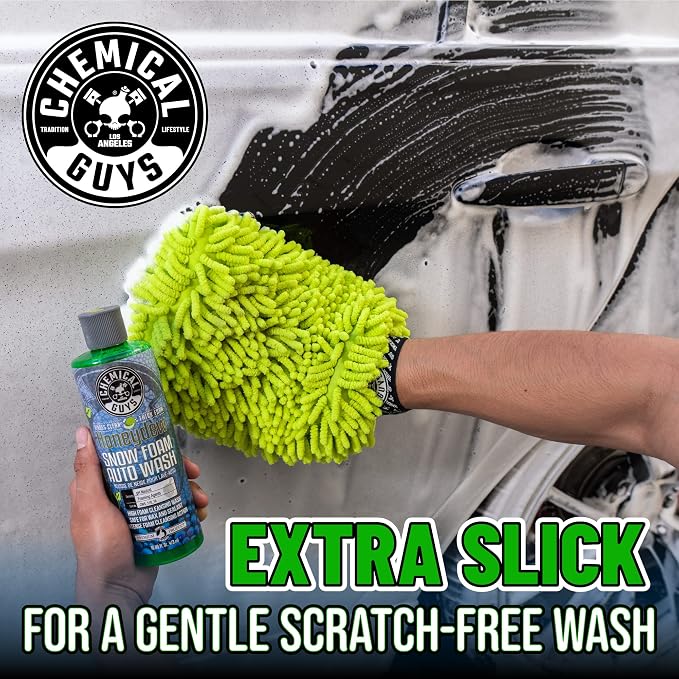 Chemical Guys, Honeydew Snow Foam Car Wash Soap for Foam Cannons, 16 oz | Works with foam cannons, foam guns or bucket washes, safe for cars, trucks, motorcycles, RVs, honeydew scent