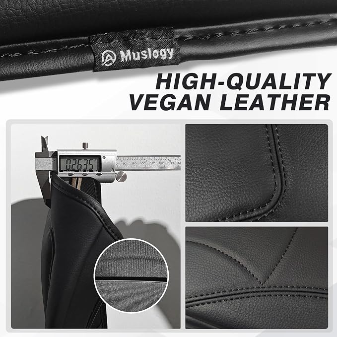 Muslogy Center Console Armrest Cover Fit for Toyota RAV4 2019-2025 Accessories, Comfort Armrest Pad Console Lid Cushion Vegan Leather Regular Thick
