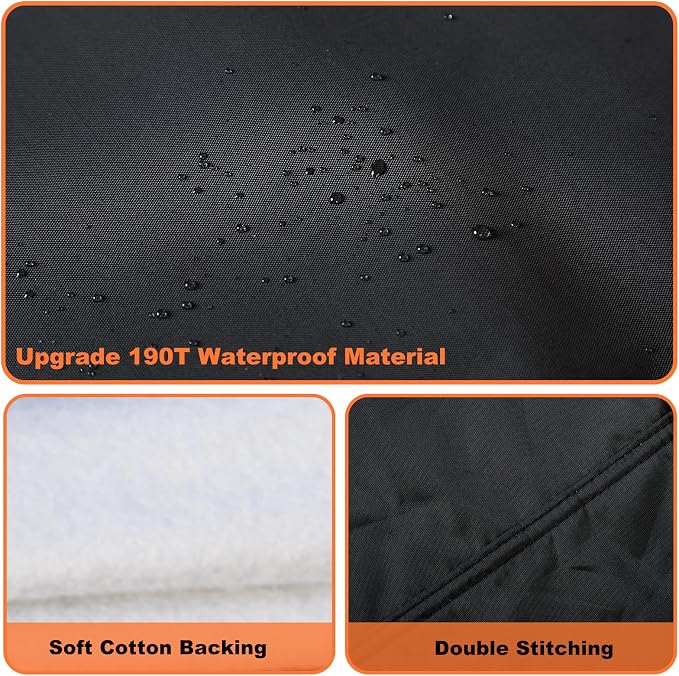 Car Cover Waterproof All Weather, Coverado Outdoor Full Exterior Covers Soft Cotton Backing Rain Uv Hail Protector Car Cover with Invisible Mirror Pocket Universal Fit for Mercedes etc (183"-193")