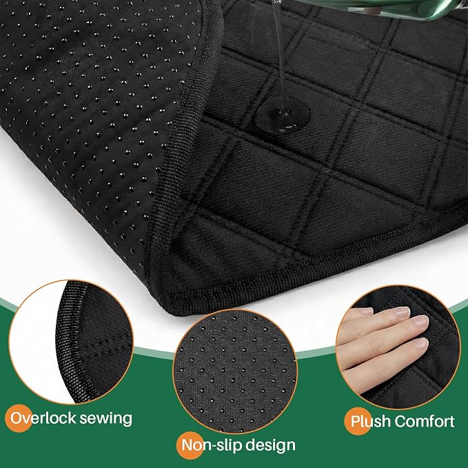 2 Pack Waterproof Chair Pads for Incontinence - Waterproof Seat Protector Pads 22" X 21", Resuable Washable Non-Slip Absorbent Chair Seat - Absorbent for Bed, Seat, Car, Wheelchair & Recliner