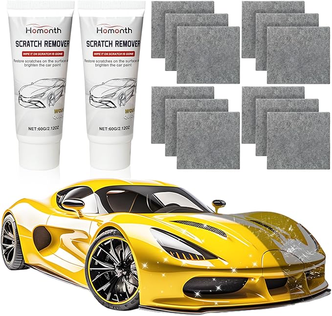 Nanopolix Scratch Remover for Vehicles - 2026 Upgrade Car Cloth Scratch Remover, Quick Fix Removal Paste for Deep Scratch Repair, All Paint Colors Polishing Kit