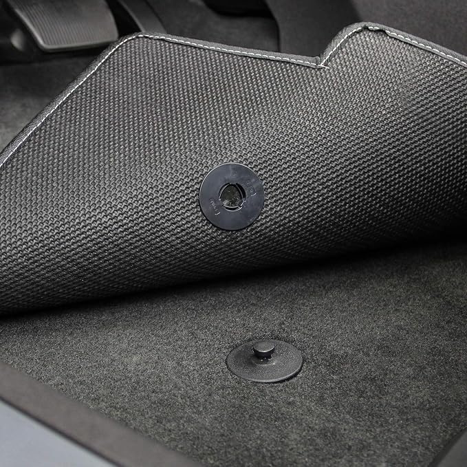 Lloyd Mats Floor Mats for Cadillac XT4 2019-2025 | 4PC Set (2PC Front + 2PC Rear) | Charcoal | Non-Slip Backing