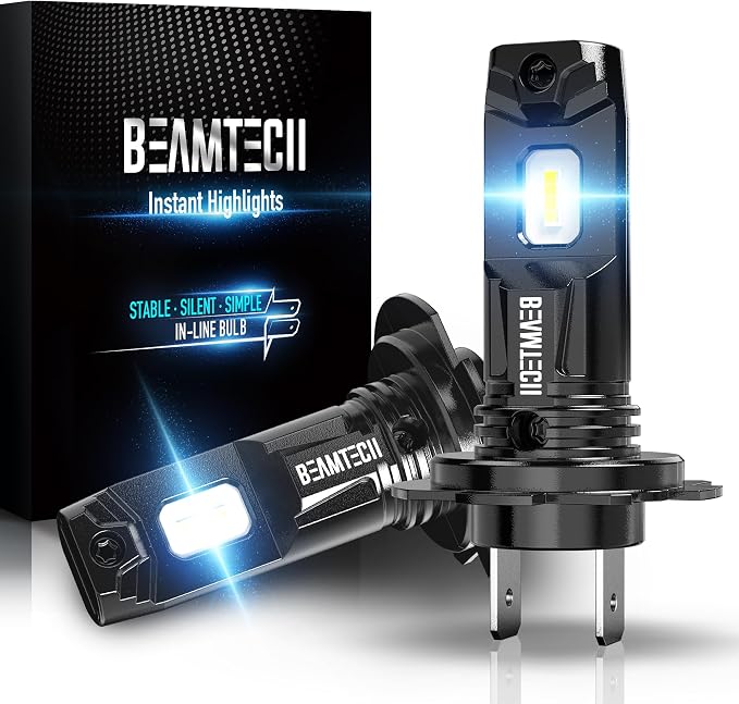 BEAMTECH Fog | H7 Light Bulb, Fanless, Silent, No Adapter Need, 1:1 Size