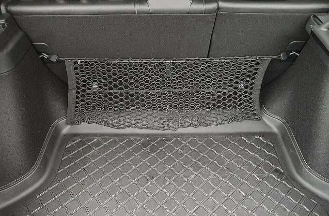 Trunk Organizer Cargo Net for Honda Civic 2017-2026 - Envelope Style Cargo Net for Hatchback - Premium Mesh Car Trunk Organizer Vehicle Carrier Storage - Compatible with Honda Civic