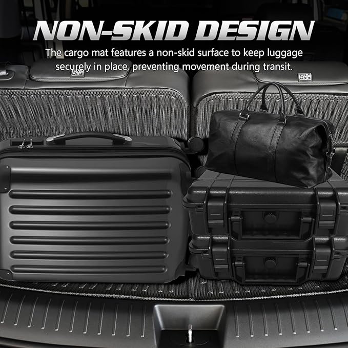 Compatible with Honda Odyssey 2005-2010 Floor Mats & Cargo Line with Backrest Mats,All Weather Protection TPE, Anti-Slip Floor Liner Compatible with Odyssey 05 06 2007 2008 2009 2010 Accessories