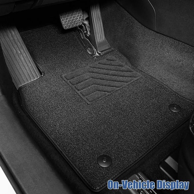 Carpet Floor Mats for Honda Civic 2022-2026 Sedan | Hatchback | Si (Include Sport), Custom Fit All Weather Anti-Slip Waterproof Floor Liners, Black