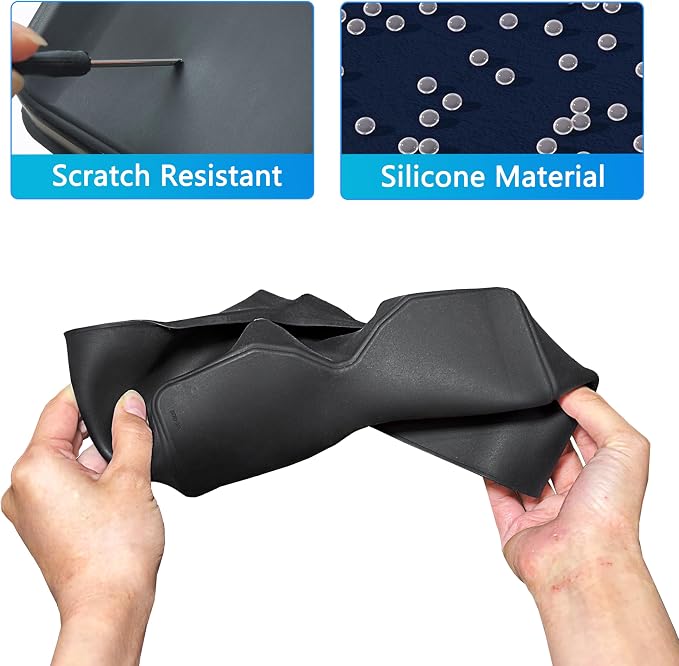 Cup Holder Insert for Toyota RAV4 2026 Accessories Center Console Silicone Cup Holder Drink Holder Organizer Non-Slip Noise-Free Cupholder Coaster Protector for RAV4 Black