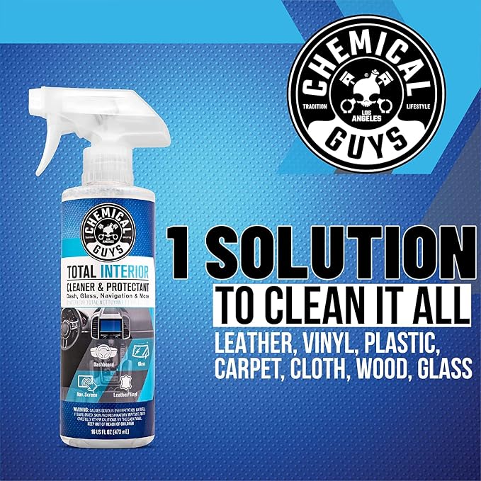 Chemical Guys Mat Renew Rubber + Vinyl Floor Mat Cleaner And Protectant Total Interior Cleaner and Protectant Bundle, Safe for Cars, Trucks, SUVs, Jeeps, Motorcycles, RVs & More, (2-16 fl oz)