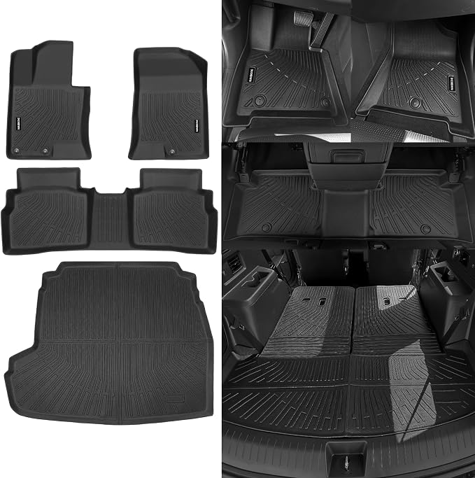Naibeve Floor Mats for 2011-2014 Hyundai Sonata | All Weather Custom Fit Floor Mats, Cargo Mat Interior Protector accessories