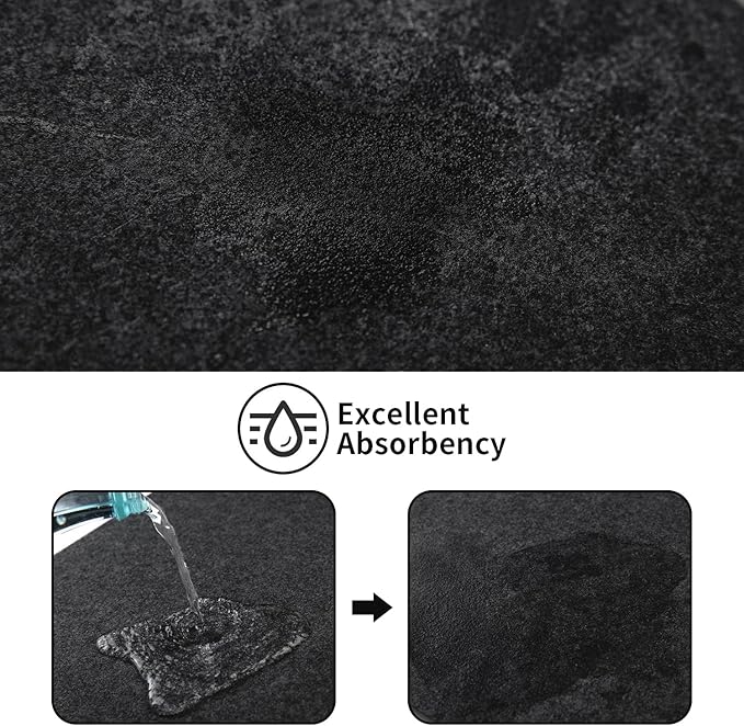 30 Pack Disposable Car Floor Mats,No Cleanup Needed Car Carpet, Waterproof Non-Slip Felt Automotive Floor Protectors, Universal Fit for Cars, SUVs, Trucks & Detailing