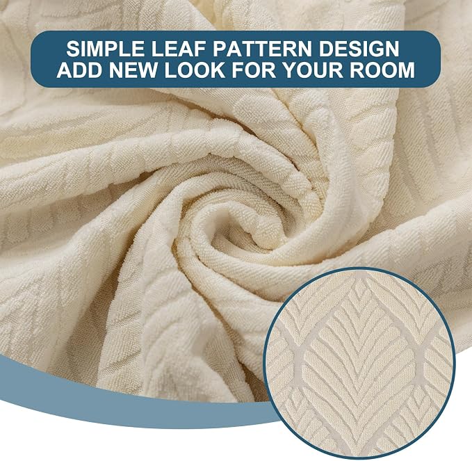 Removable and Washable Seat Covers for Dining Room Chairs Set of 2 - Waterproof Stretch Chair Seat Slipcovers, No Back Covers